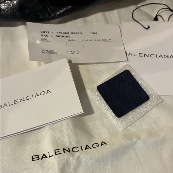 Balenciaga Dark Knight Lambskin Leather Giant 21 Rose Gold Motorcycle City Bag - Picture 14 of 15